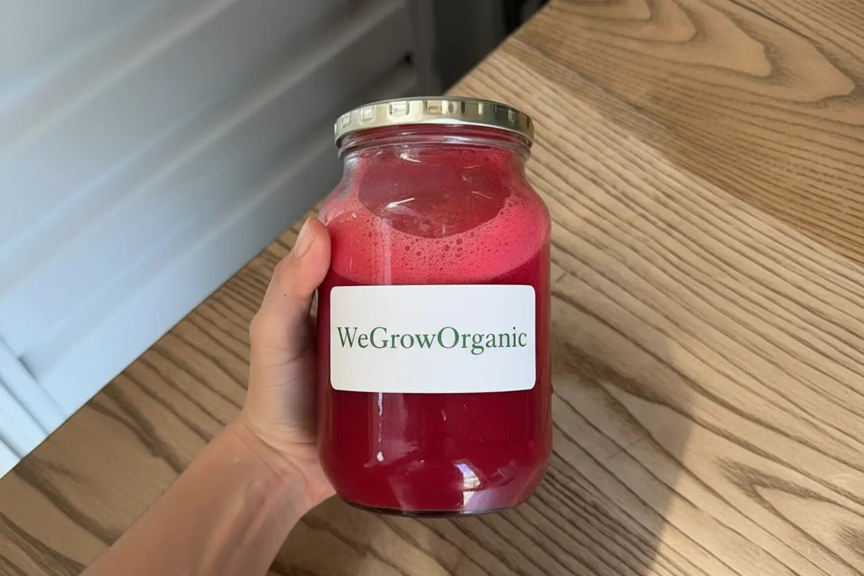 Beetroot Celery Juice Blend 500 ml – Detox & Immune Support WeGrowOrganic & The Juice Bar